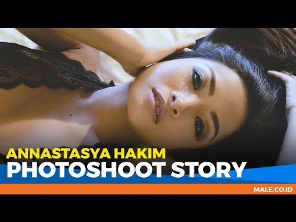 ANNASTASYA HAKIM di Behind the Scenes PhotoShoot -  Male Indonesia |  Model Seksi Indo