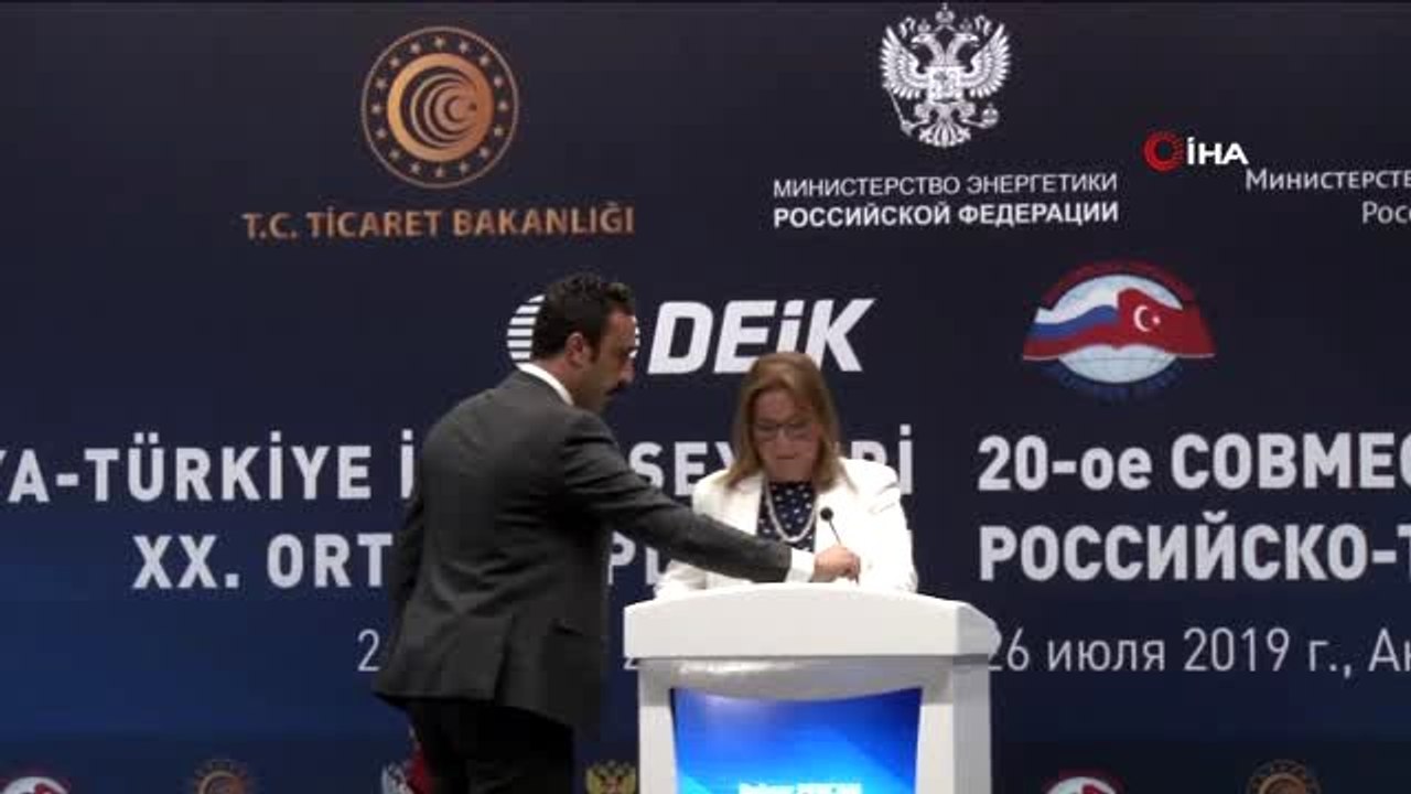 Ticaret Bakanı Ruhsar Pekcan Türkiye-Rusya İş Forumu ile Türkiye-Rusya Hükümetlerarası 16. Dönem...