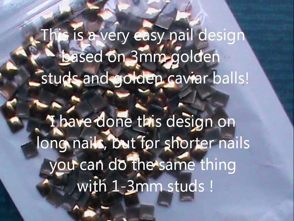 Easy Studs Nail Designs!