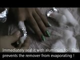 How to Remove Nail Polish _ Without Rubbing Using Foil Method