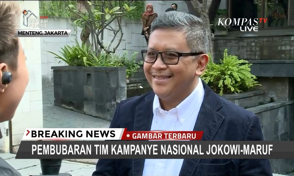 Soal Bergabungnya Partai Pendukung Prabowo-Sandi Pasca TKN Bubar, Hasto: Keputusan Ada di Pak Jokowi