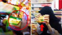 Viral video 3 gadis sekolah hancurkan mie instan di supermarket - TomoNews