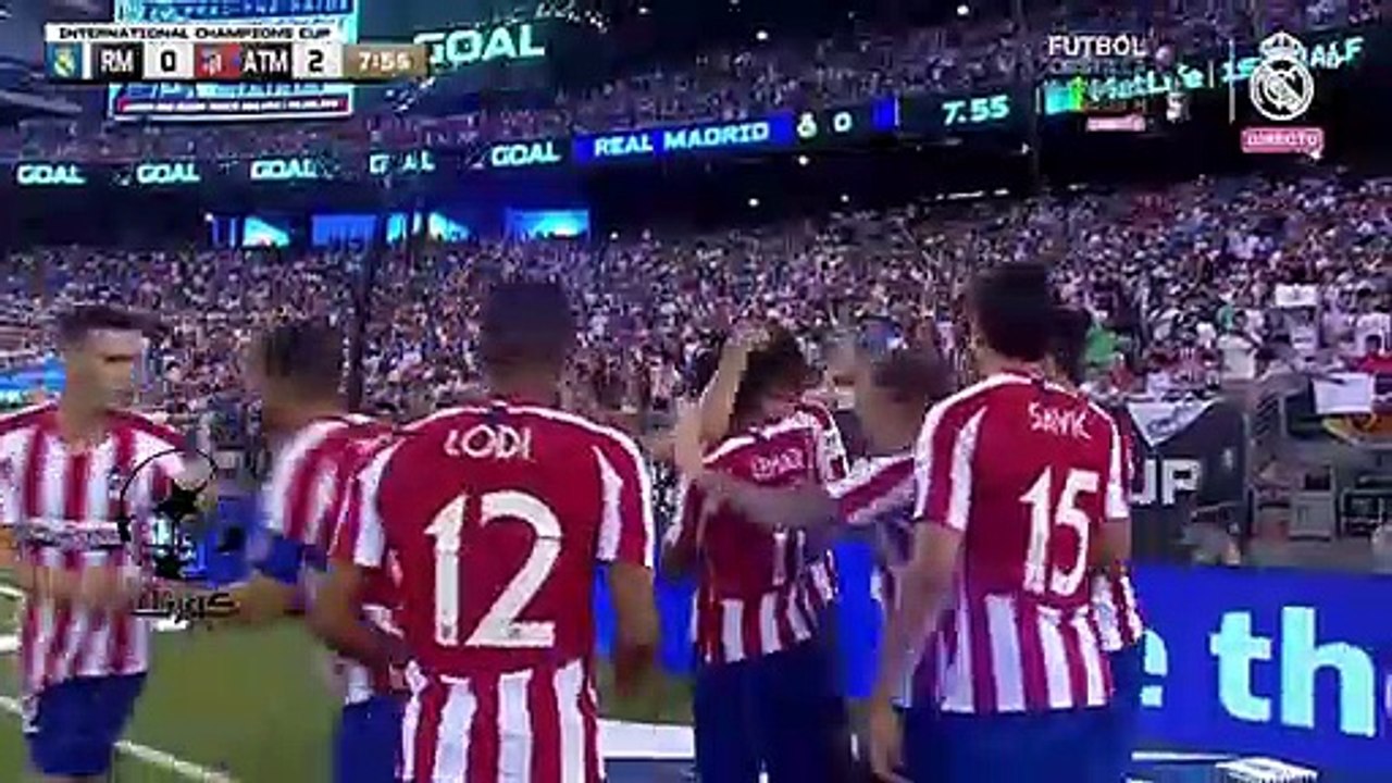 اهداف الشوط الاول ريال مدريد و اتليتكو مدريد 0_ 5 كاس الابطال الدولية