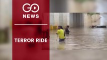 Drowning Car Saved By Locals