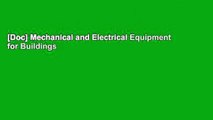 [Doc] Mechanical and Electrical Equipment for Buildings