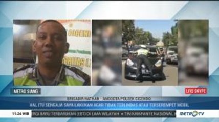 Kronologi Brigadir Nathan 'Menclok' di Kap Mobil Saat Tilang Pengendara