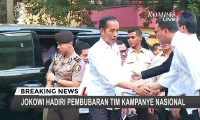 Video herunterladen: Bersama Pramono Anung, Erick Thohir & Wishnutama, Joko Widodo Tiba di Pembubaran TKN Jokowi- Ma'ruf