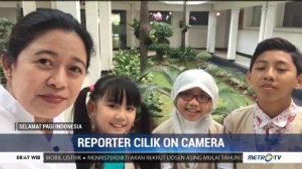 Reporter Cilik Media Indonesia Wawancarai Menko PMK