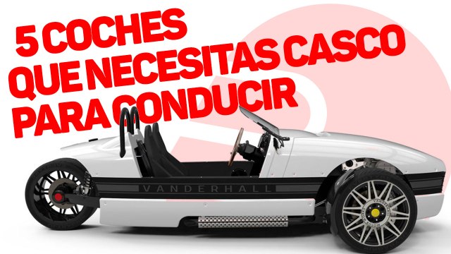 VÍDEO: Estos son los 5 coches más espectaculares con los que necesitas casco para conducir