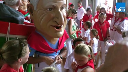 Les cabezudos, les grosses têtes aux Fêtes de Bayonne