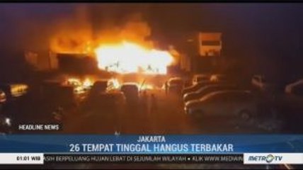 26 Tempat Tinggal di Penjaringan Terbakar