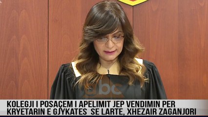 Shkarkohet nga detyra Xhezair Zaganjori