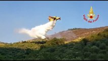 Incendi in provincia di Latina, 50 ettari in fumo a Sezze (26.07.19)