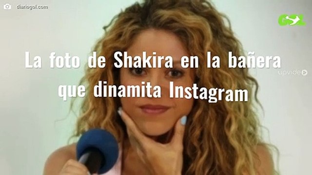 La foto de Shakira en la bañera que dinamita Instagram