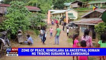 Zone of peace, idineklara sa ancestral domain ng tribong Subanen sa Zamboanga