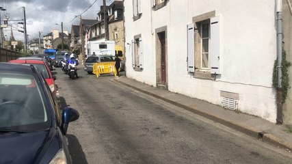 Homme retranché chez lui à Quimper