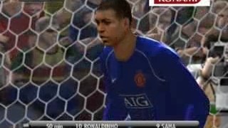 PES Ligue 2008 - Amical - Manchester United/FC Barcelone