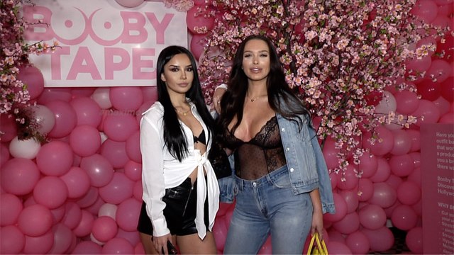 Cevil Sayadi, Hope Parker Booby Tape USA Launch Party Pink Carpet