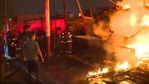 آتش‌سوزی مهیب در پرو بیش از ۲۰۰ خانه را سوزاند