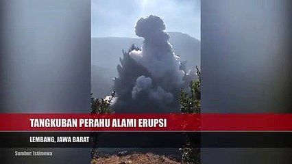 Beredar Video Tangkuban Perahu Alami Erupsi