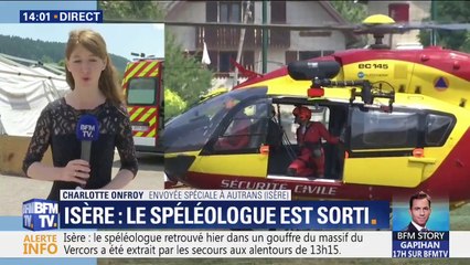 Le spéléologue disparu dans un gouffre en Isère a été extrait par les secours