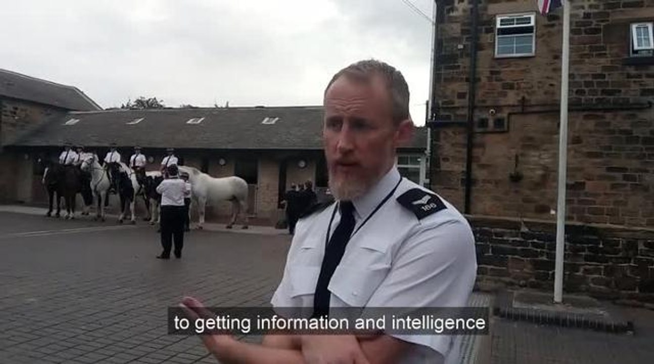 Police horses Barnsley
