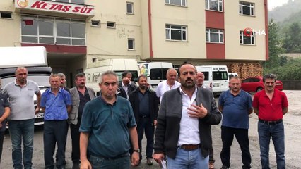 İflas eden süt fabrikasının satışının durdurulmasına üreticilerden tepki