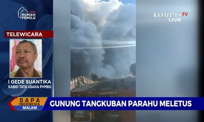 下载视频: Gunung Tangkuban Parahu Erupsi, Kawasan Wisata Tutup Sementara