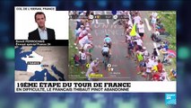 Tour de France : abandon du Français Thibaut Pinot dans la 19e étape