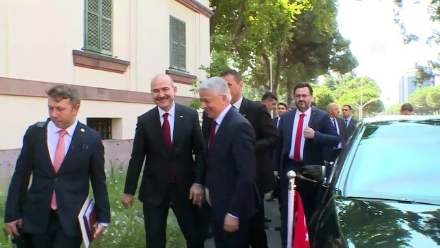 İçişleri Bakanı Soylu, Arnavut mevkidaşı Lleshaj ile bir araya geldi - TİRAN