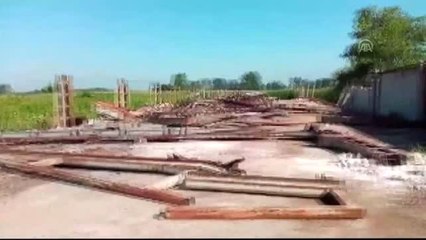 1 milyon liralık çelik konstrüksiyonu çalarken yakalandılar
