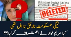 Has Maryam Nawaz admitted ineligibility of PML-N govt?