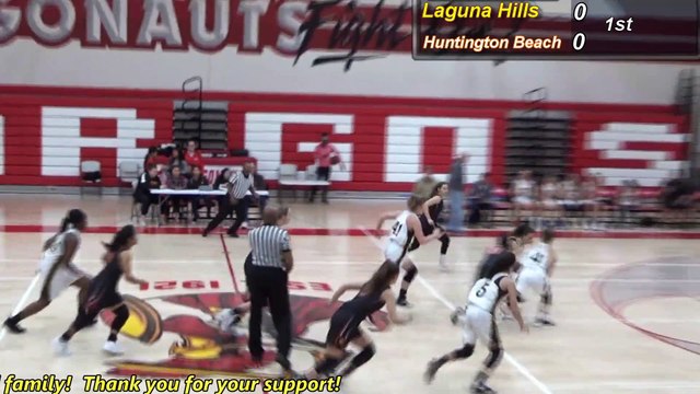 Laguna Hills Eagles vs. Huntington Beach Oilers Girls Basketball 12-28-18 Garden Grove Tourney