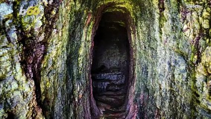 This May Look Like A Cave But It’s Actually A Man-Made Bath Carved Into A Cliff!