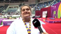 EYOF 2019'da milli judocu Hilal Öztürk altın madalya kazandı