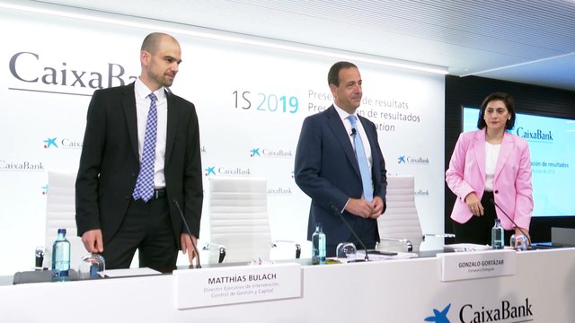 Gortázar valora los datos semestrales de Caixabank