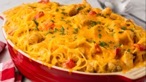 This Cheesy Chicken Spaghetti Is A Weeknight Must