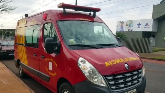 Homem ferido em acidente na Av. Tito Muffato é socorrido pelos bombeiros