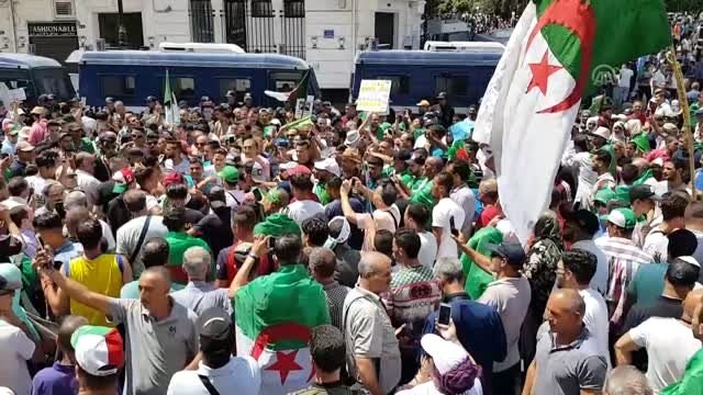 Cezayir'de Buteflika rejimi karşıtı protesto (1)