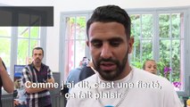 Riyad Mahrez, décoré par la ville de Sarcelles, se dit 