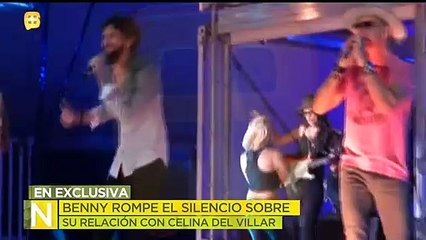 Benny Ibarra rompe el silencio sobre su relación con Celina.