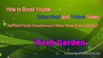 Free Youtube Subscribed Boost and Real Videos View