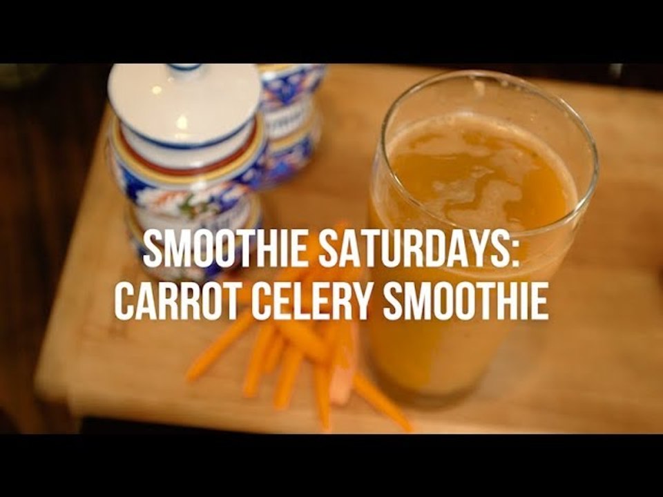 Smoothie Saturdays: Carrot celery