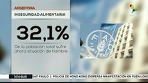 FAO: Uno de cada tres argentinos padece inseguridad alimentaria