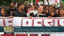 Italia: rechazan proyecto ferroviario de alta velocidad
