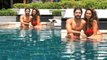 Farhan Akhtar & Shibani Dandekar enjoy romantic pool time in Thailand | FilmiBeat