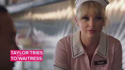 Taylor Swift tries & fails to waitress in new commercial