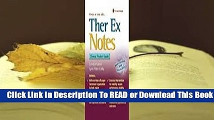 [Read] Therapeutic Exercise Notes  For Trial