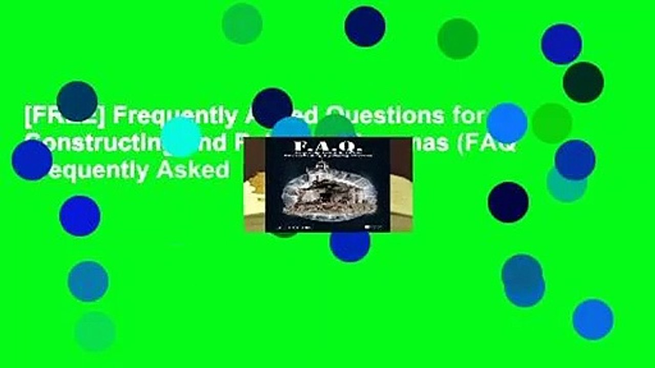 [FREE] Frequently Asked Questions for Constructing and Painting Dioramas (FAQ Frequently Asked