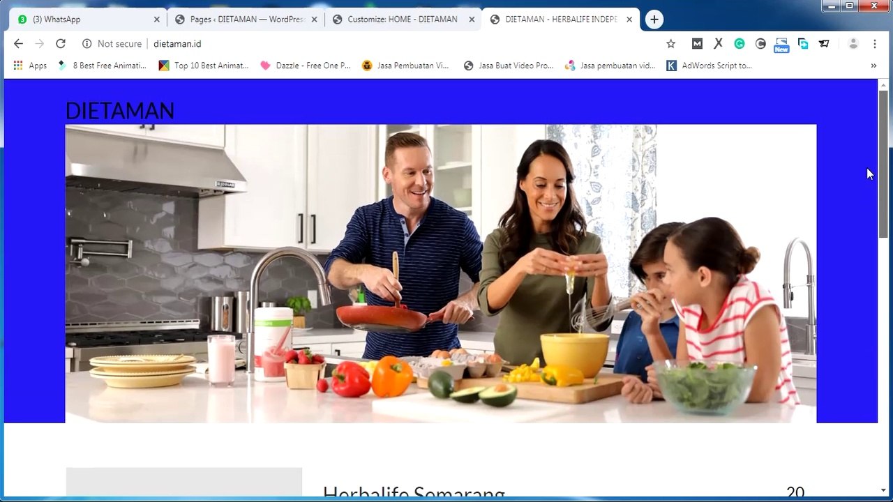 Tutorial Website Wordpress -Pengaturan Tampilan home dan sidebar